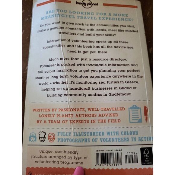 Lonely Planet Volunteer book - Picture 2 of 2